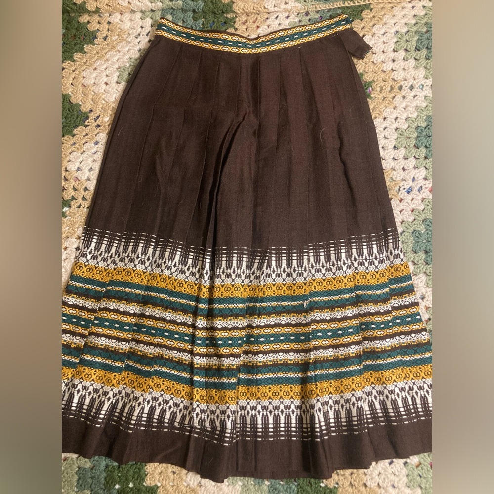 Vintage Handmade German wool skirt